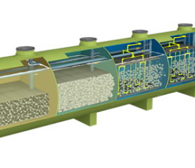 Bồn composite xử lý nước thải